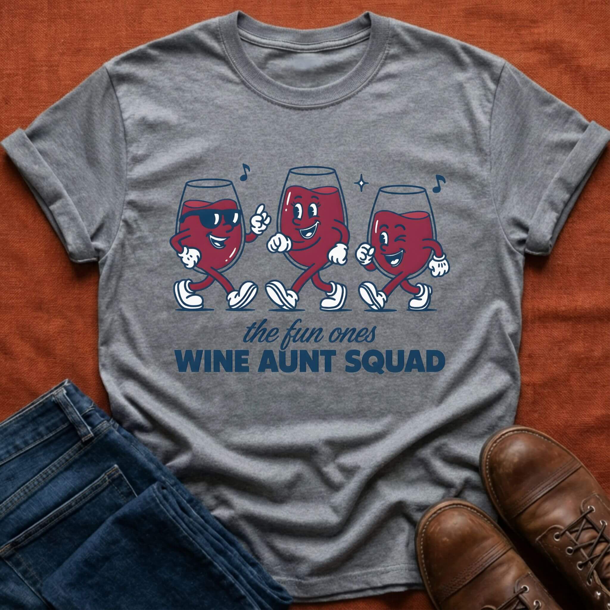Wine Aunt Squad T-Shirt