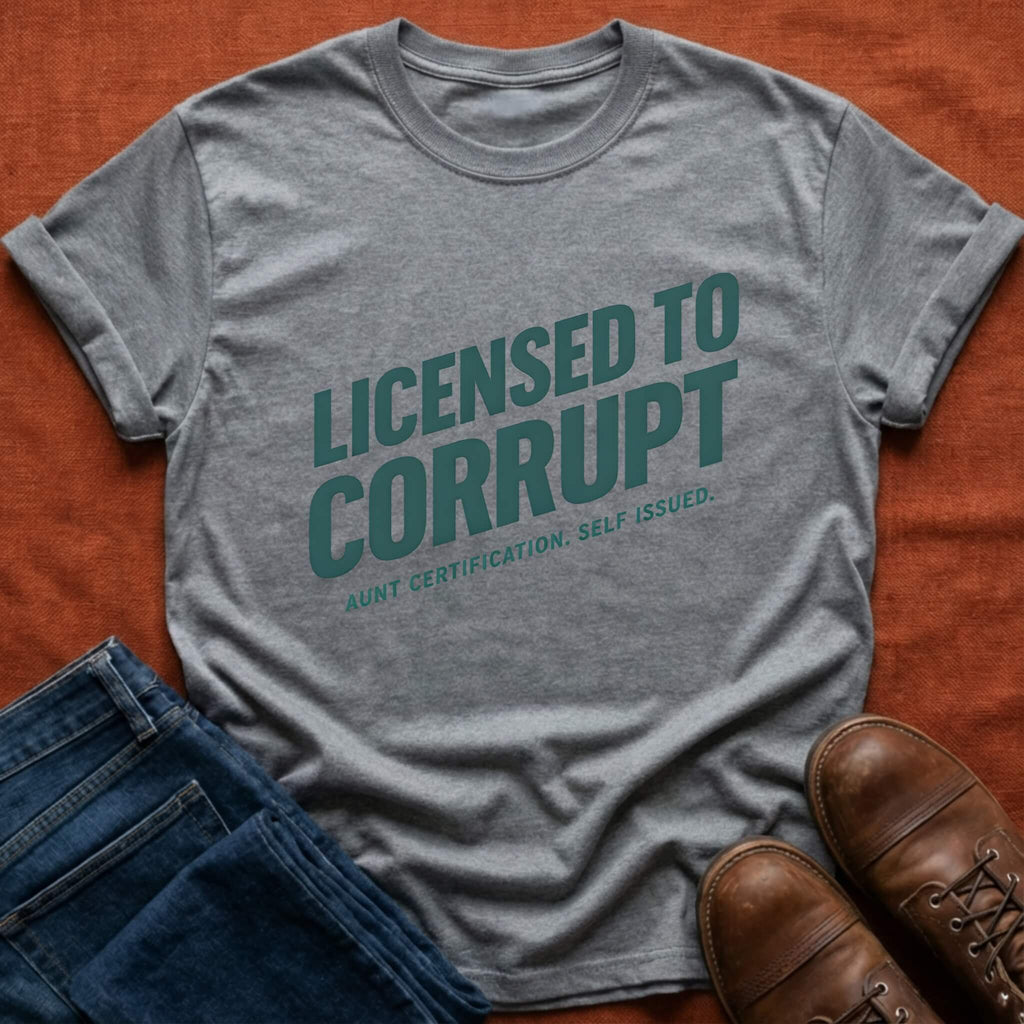 Licensed to Corrupt T-Shirt