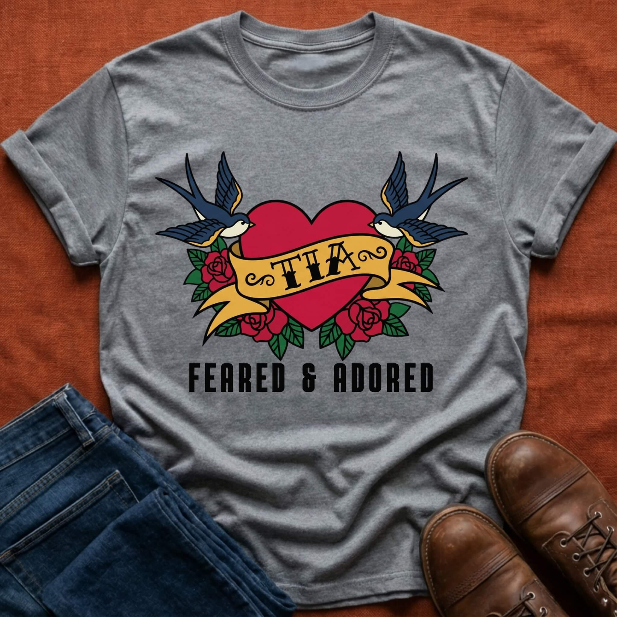 Tia American Traditional Tattoo T-Shirt