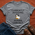 Avoiding Human Contact Duck T-Shirt