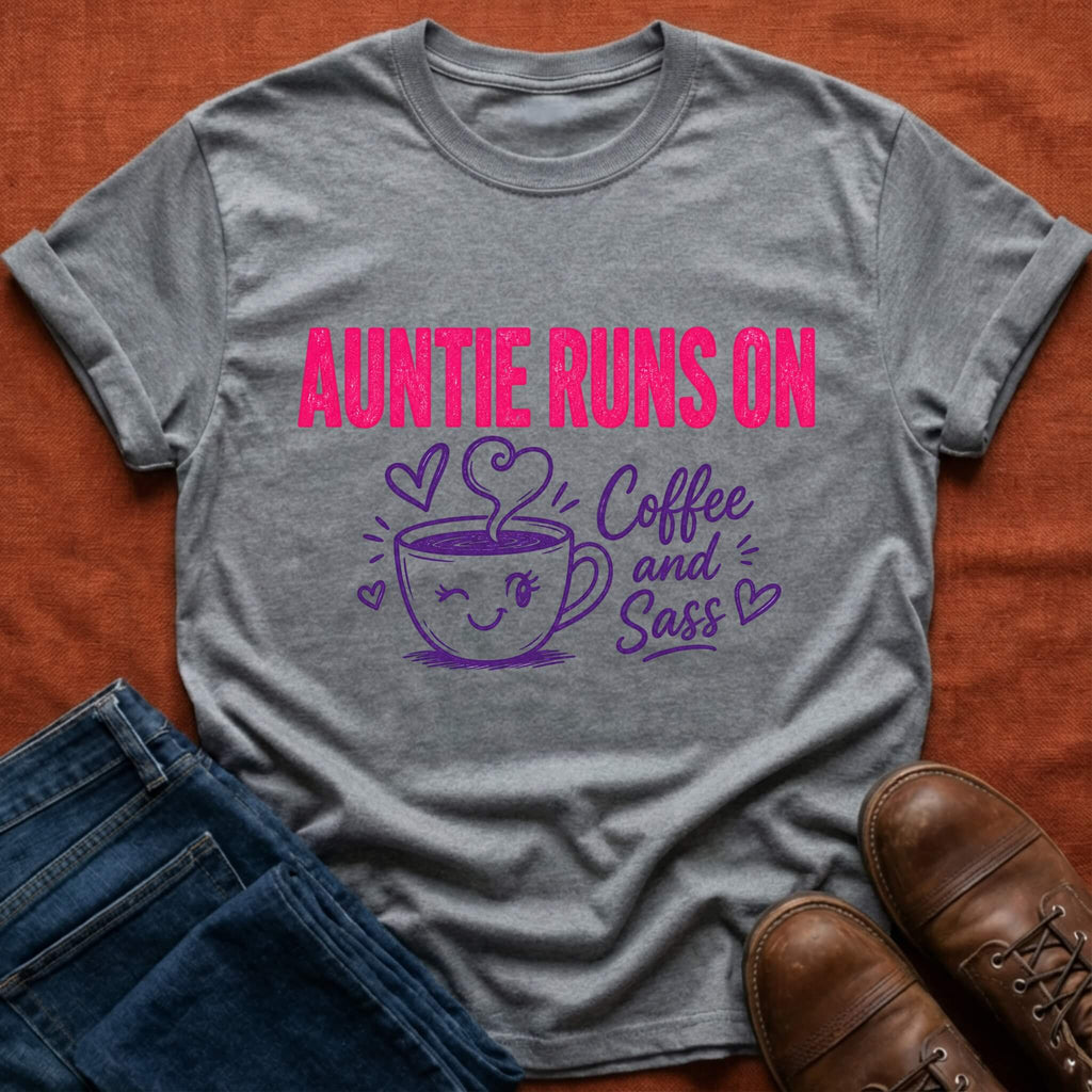 Auntie Coffee & Sass T-Shirt