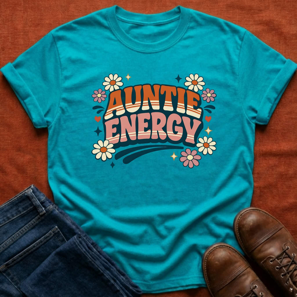 Retro Auntie Energy T-Shirt