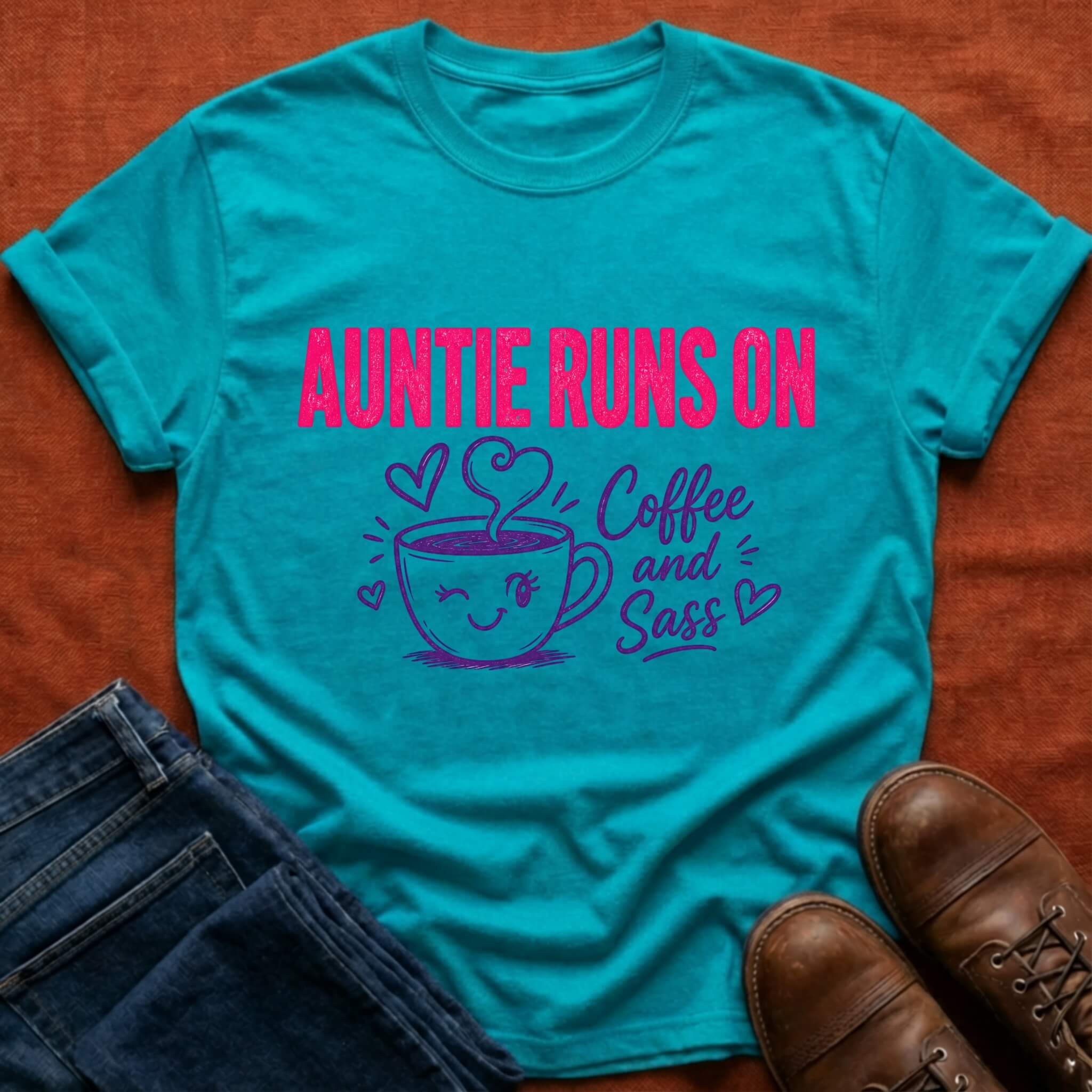 Auntie Coffee & Sass T-Shirt