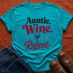 Auntie Wine Repeat T-Shirt