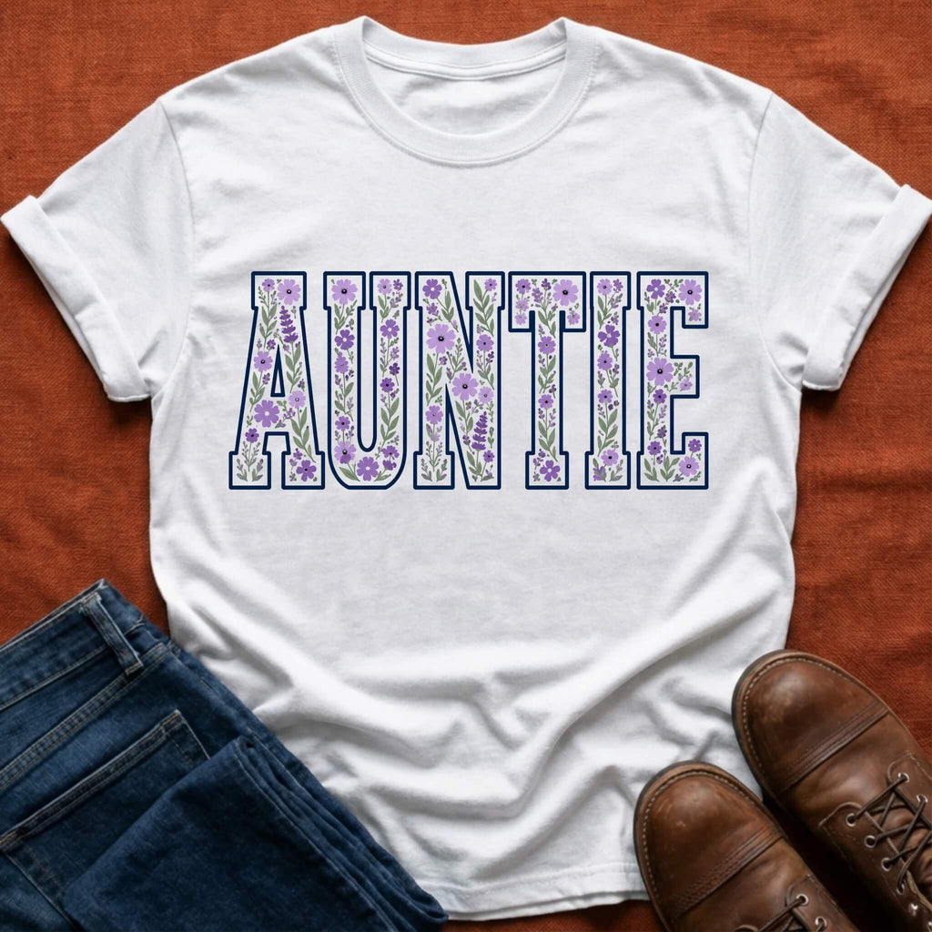Auntie Floral T-Shirt