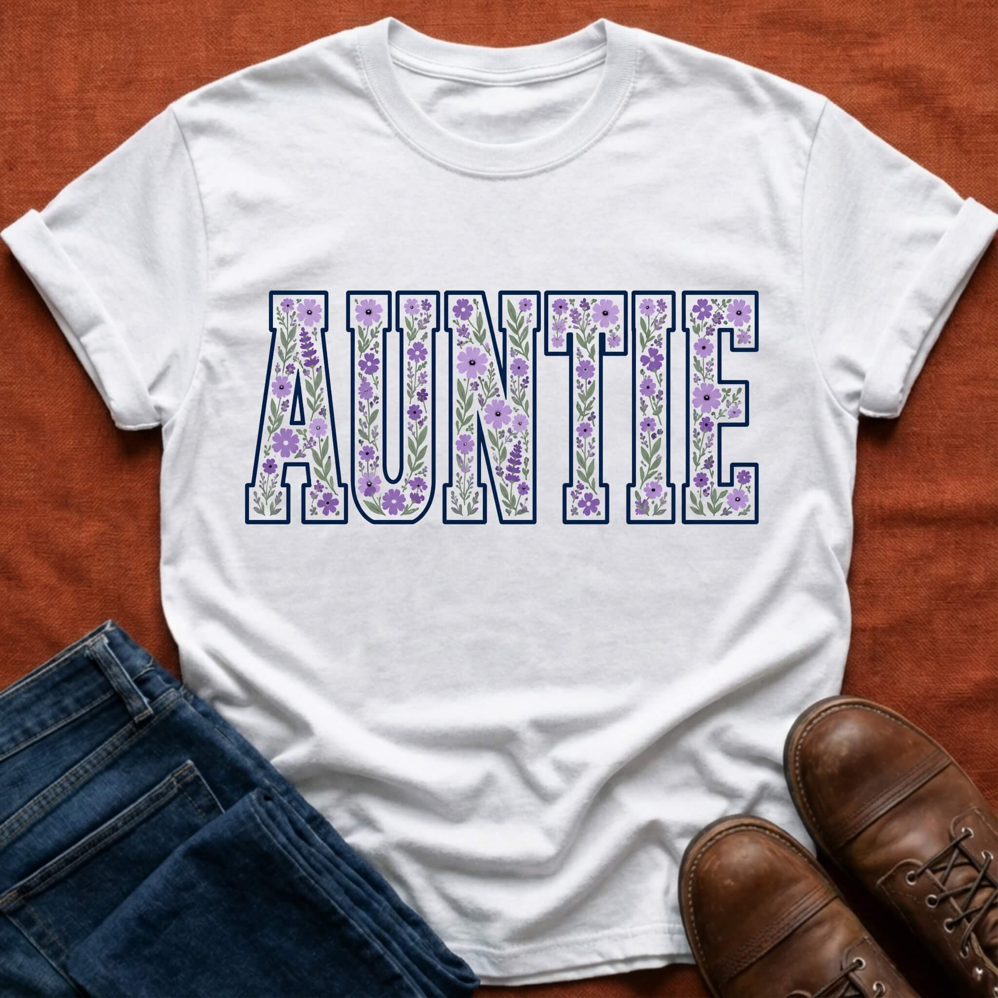 Auntie Floral T-Shirt