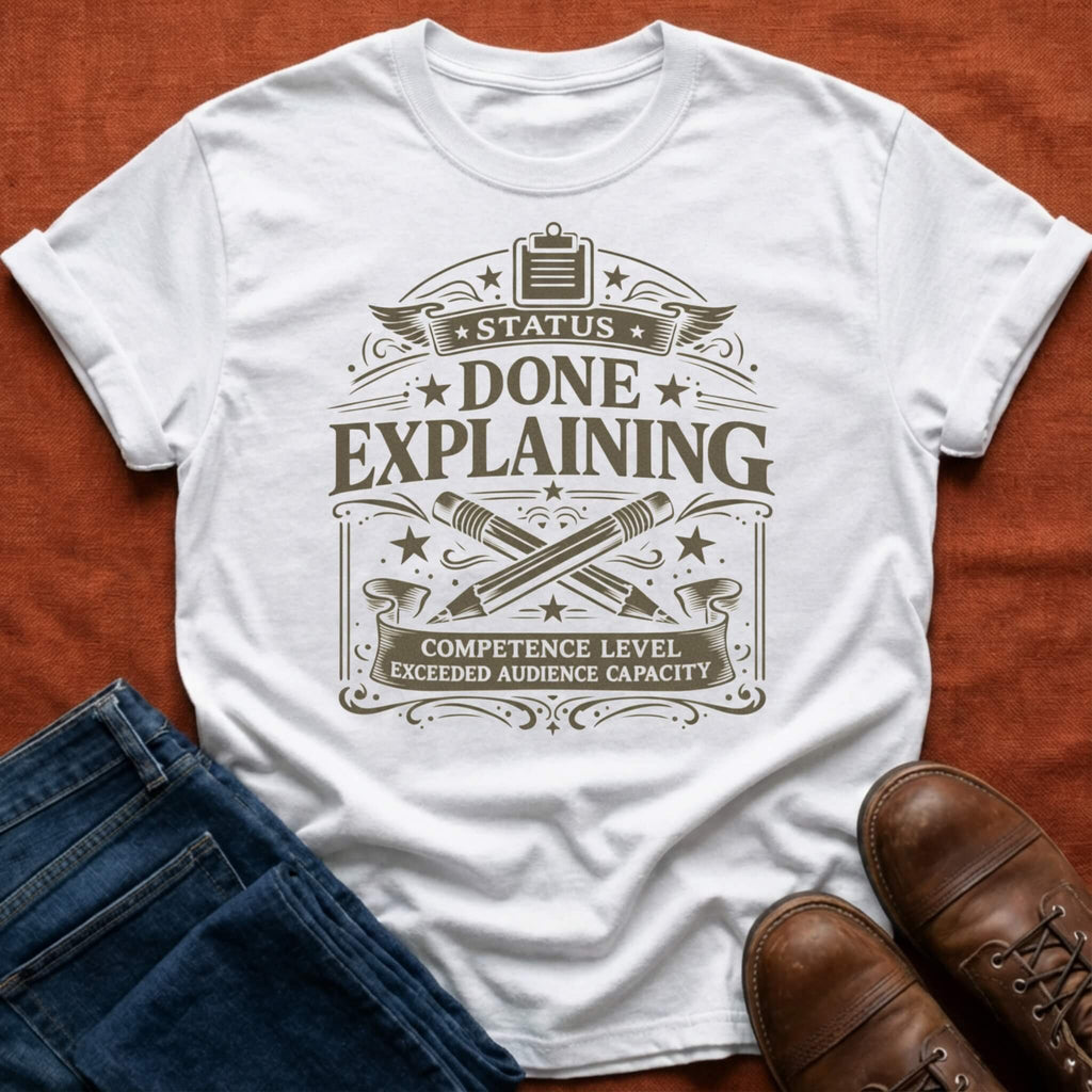 Done Explaining T-Shirt