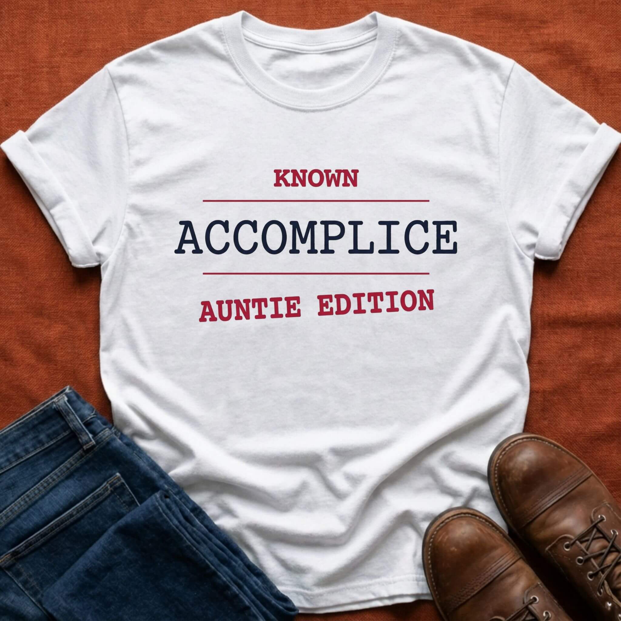 Known Accomplice Auntie T-Shirt