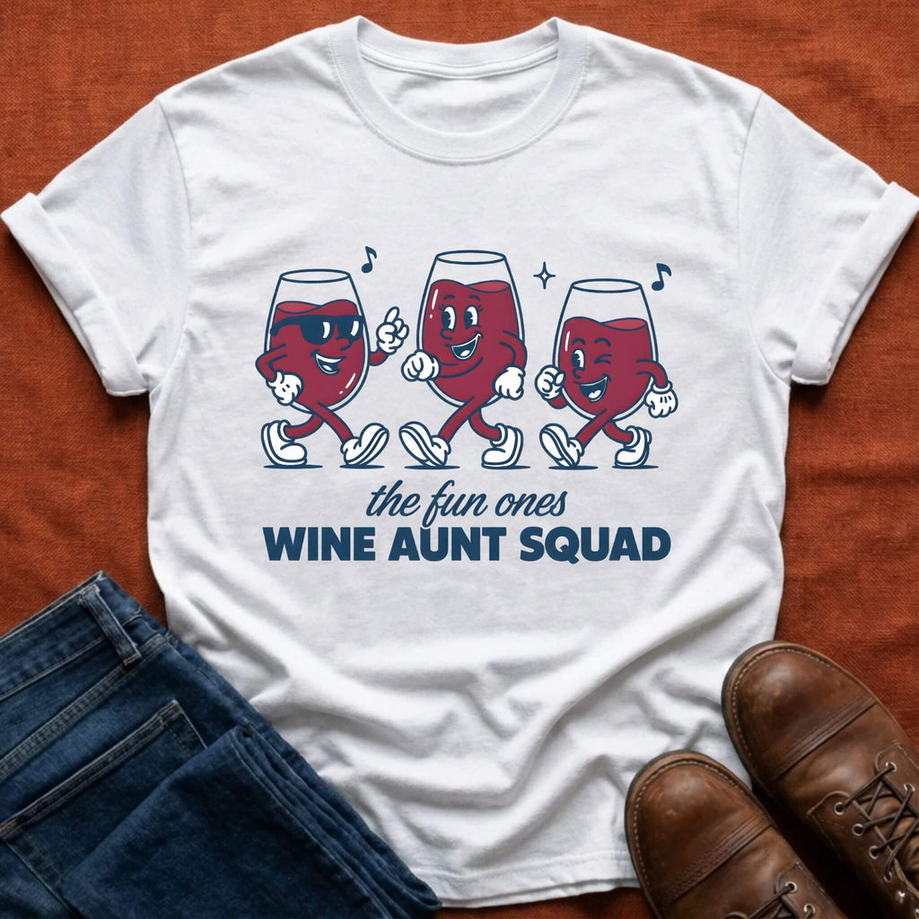 Wine Aunt Squad T-Shirt