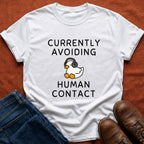 Avoiding Human Contact Duck T-Shirt