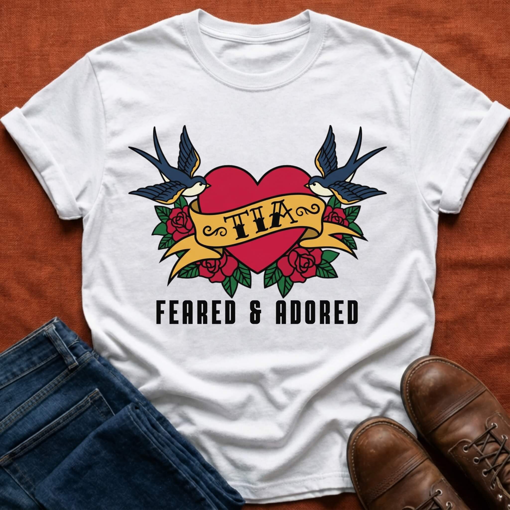 Tia American Traditional Tattoo T-Shirt