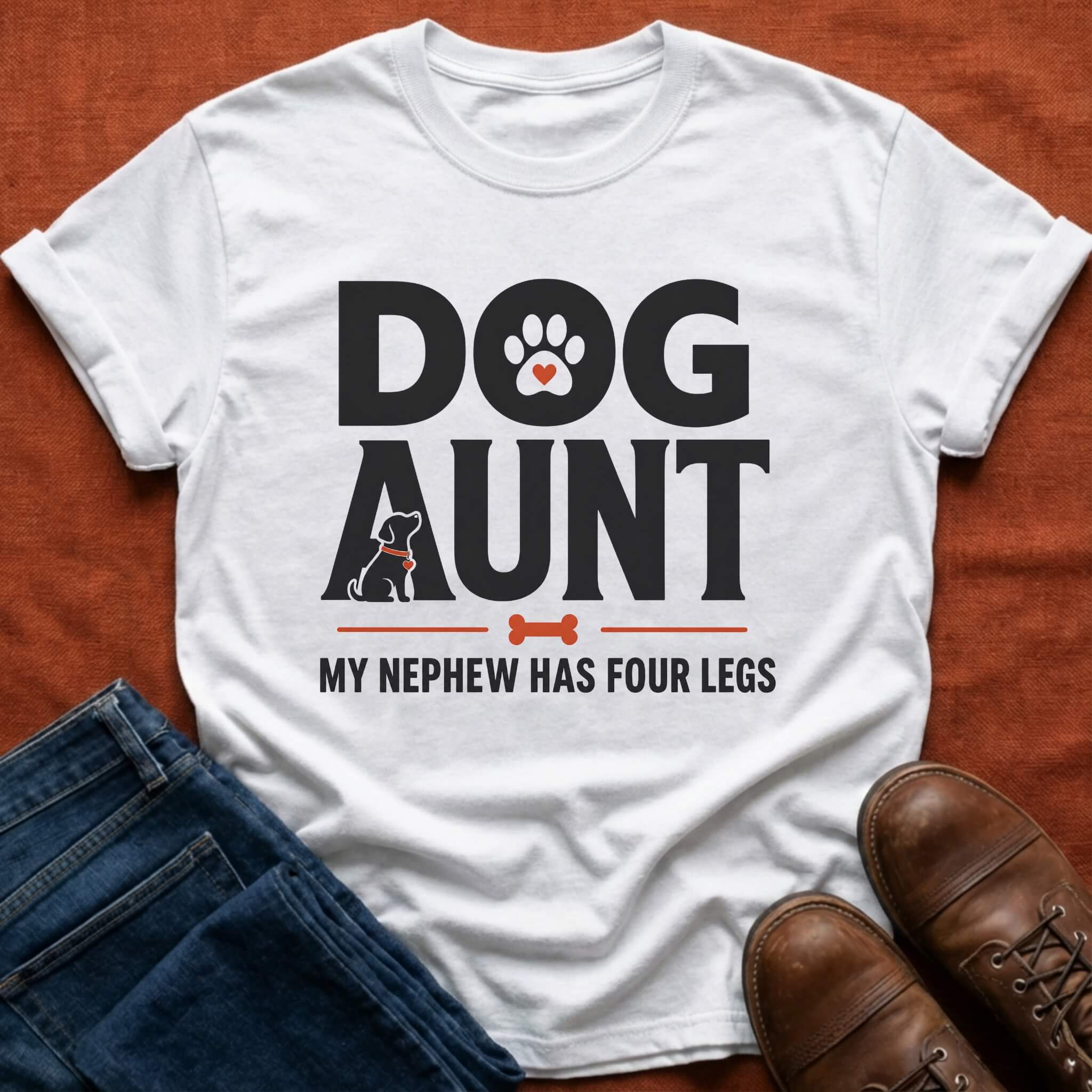 Dog Aunt Nephew T-Shirt