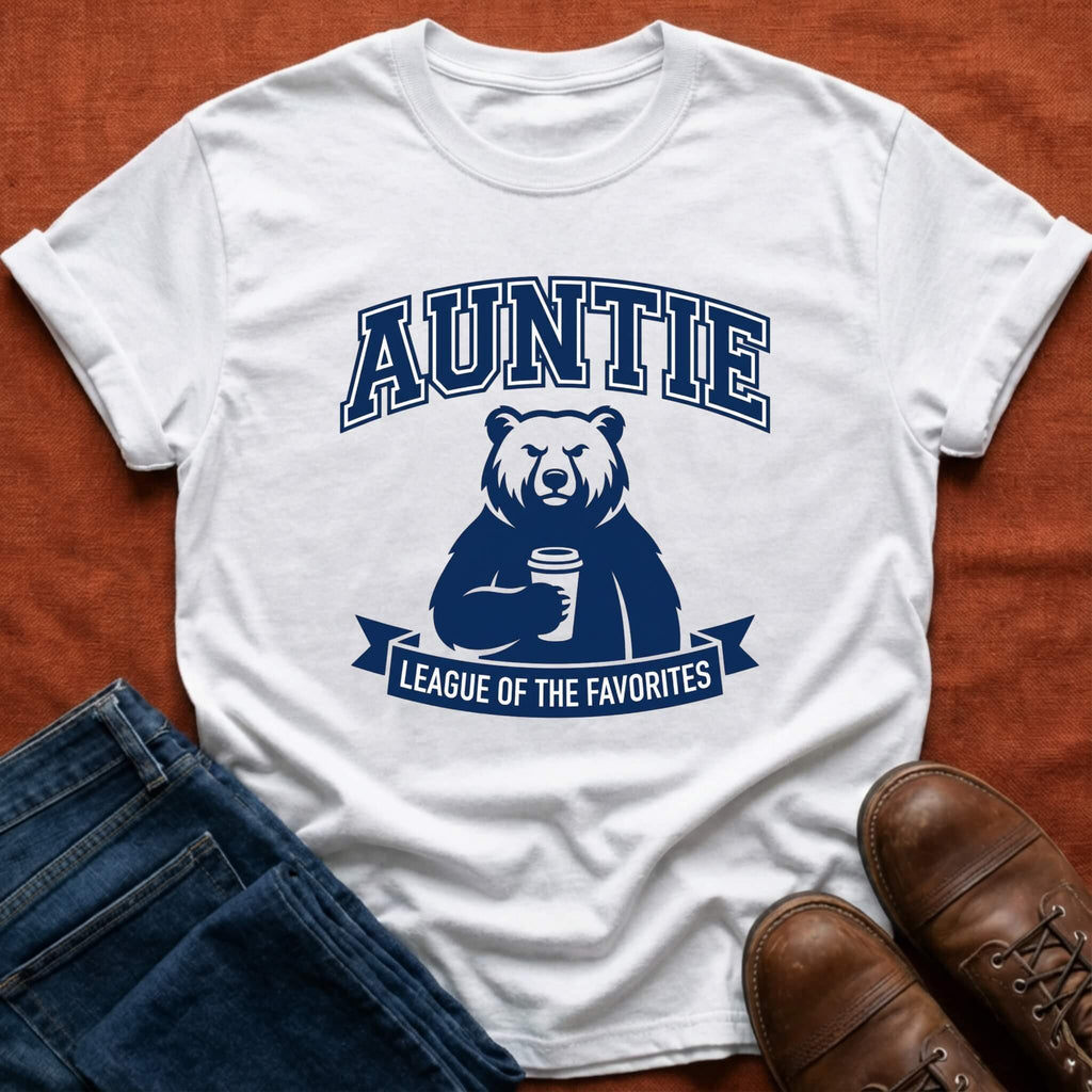 Auntie University Bear T-Shirt