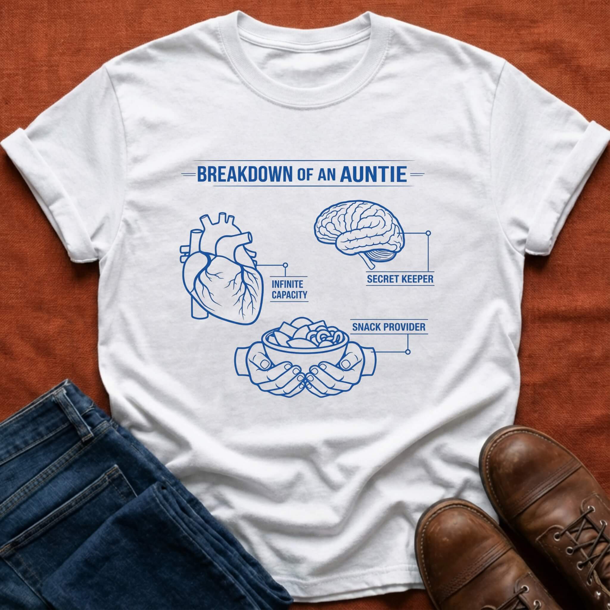 Breakdown of an Auntie T-Shirt