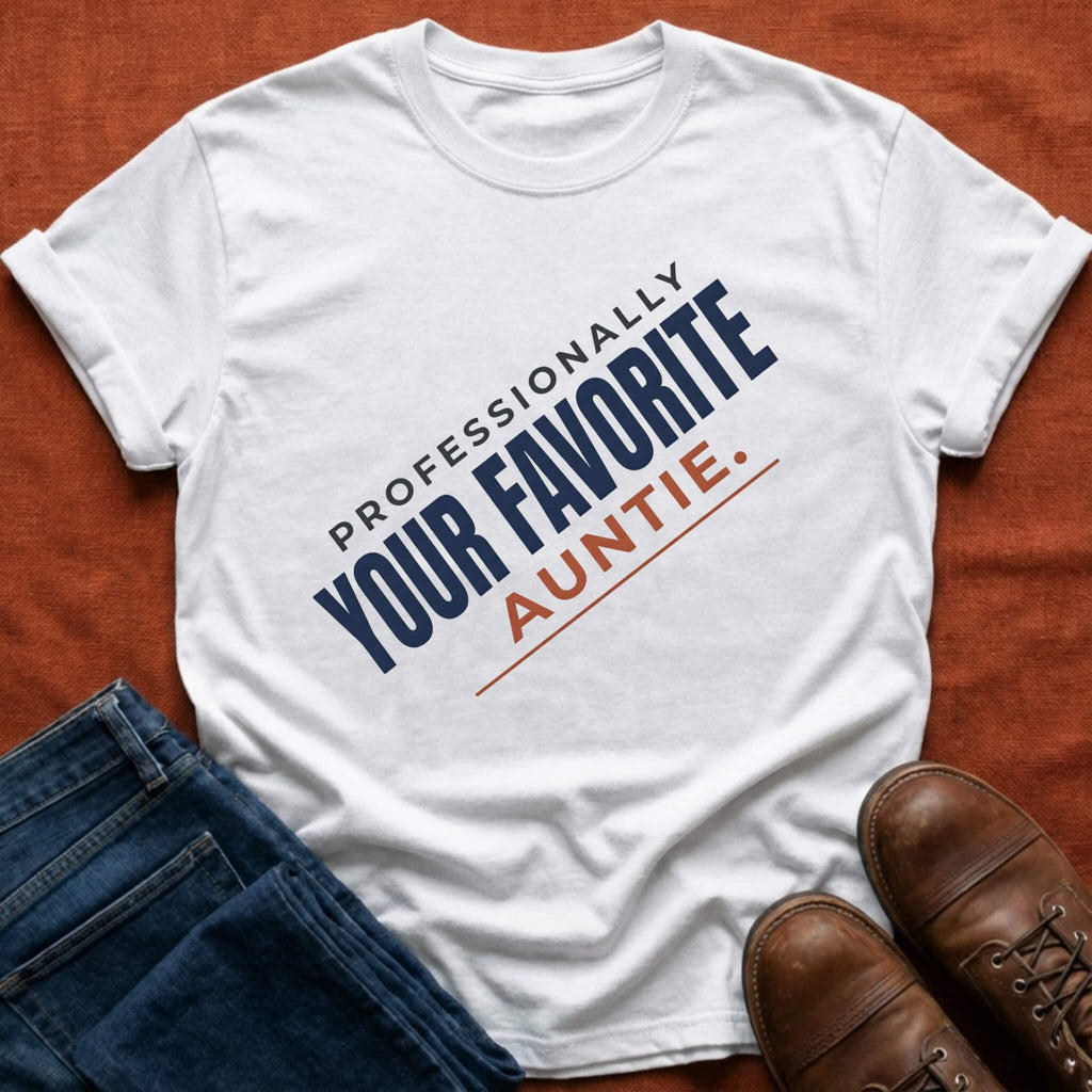 Professionally Favorite Auntie T-Shirt