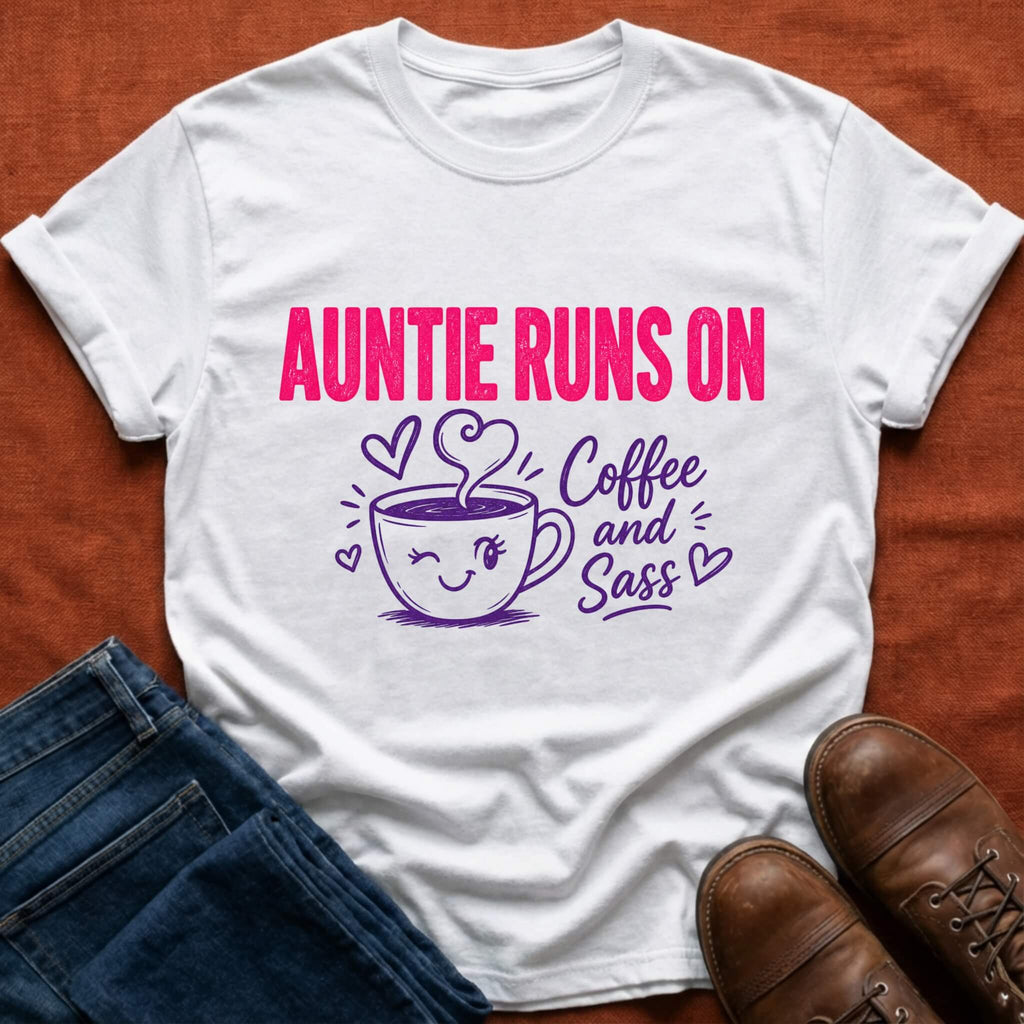 Auntie Coffee & Sass T-Shirt