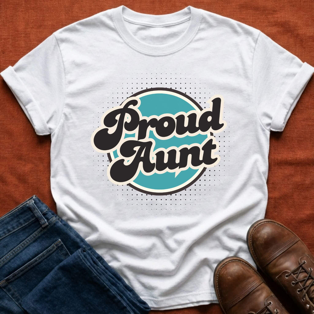 Proud Aunt Retro T-Shirt